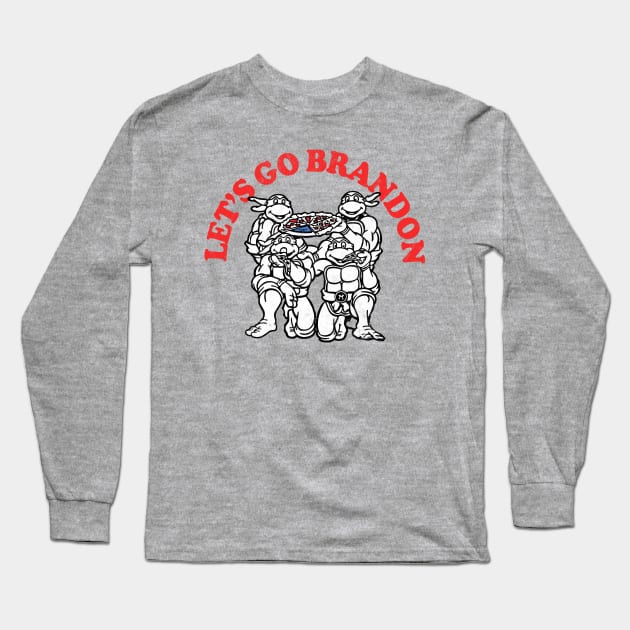 Let's Go Brandon Long Sleeve T-Shirt by DankFutura